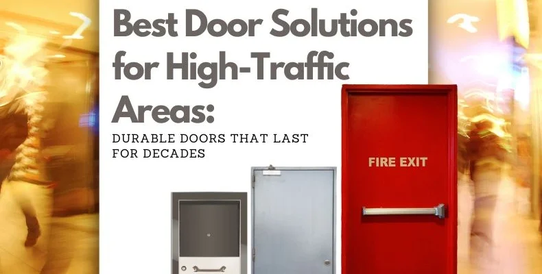 Durable steel flush door ideal for commercial and industrial high-traffic areas