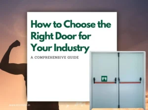 Soundproof steel door ensuring noise reduction in an educational institution