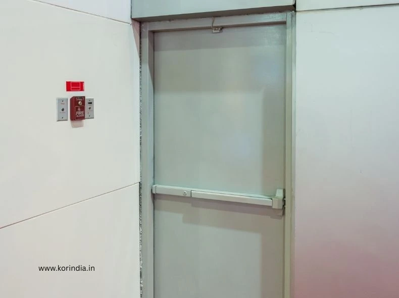 Fire Rated Door Manufacturer showing installation process of certified fire doors