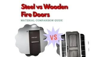 Modern steel fire rated door installed by Fire Rated Door Manufacturer KORIndia