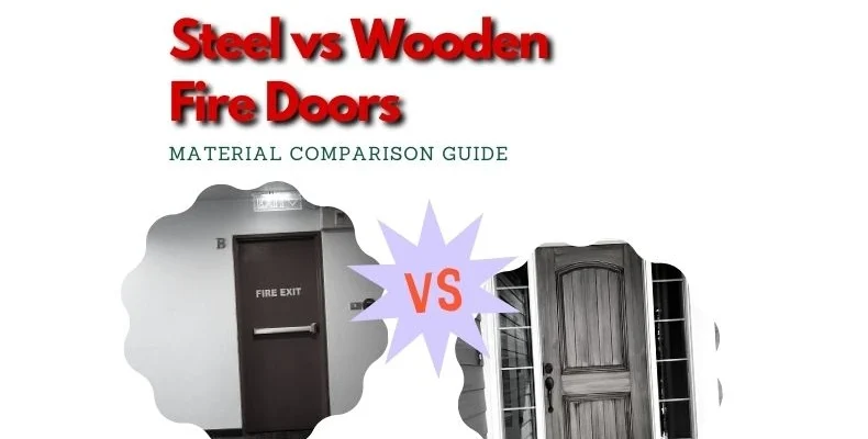 Modern steel fire rated door installed by Fire Rated Door Manufacturer KORIndia
