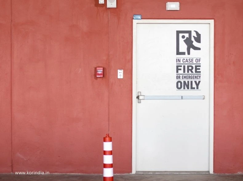 Fire Rated Door Manufacturer testing steel fire door for performance and safety