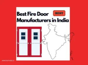 Modern commercial building entrance secured with a certified 120 minute fire rated steel door provided by Best Fire Door Manufacturers
