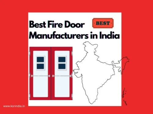 Modern Commercial Building Fire Door