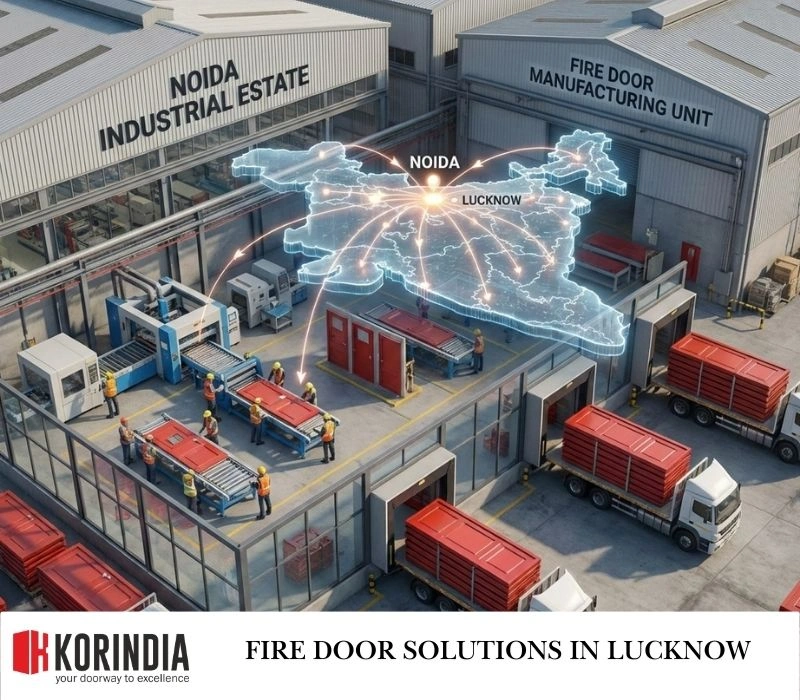  Fire Rated Door Installation Lucknow by KORINDIA
