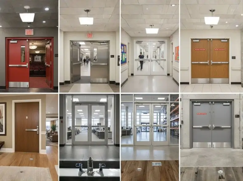 KOR India manufacturing feature highlighting Korean-engineered GI fire-rated doors and emergency exit solutions produced in Greater Noida.