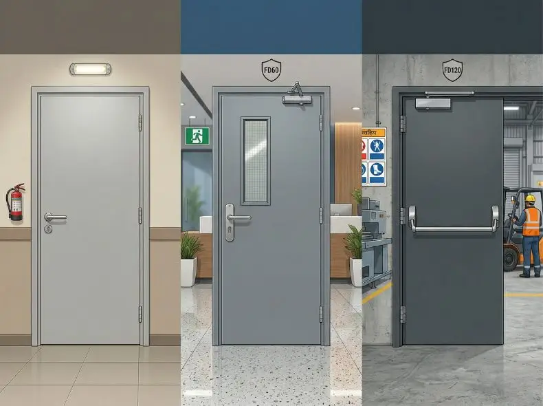 Fire rated doors cost comparison chart for Indian buyers