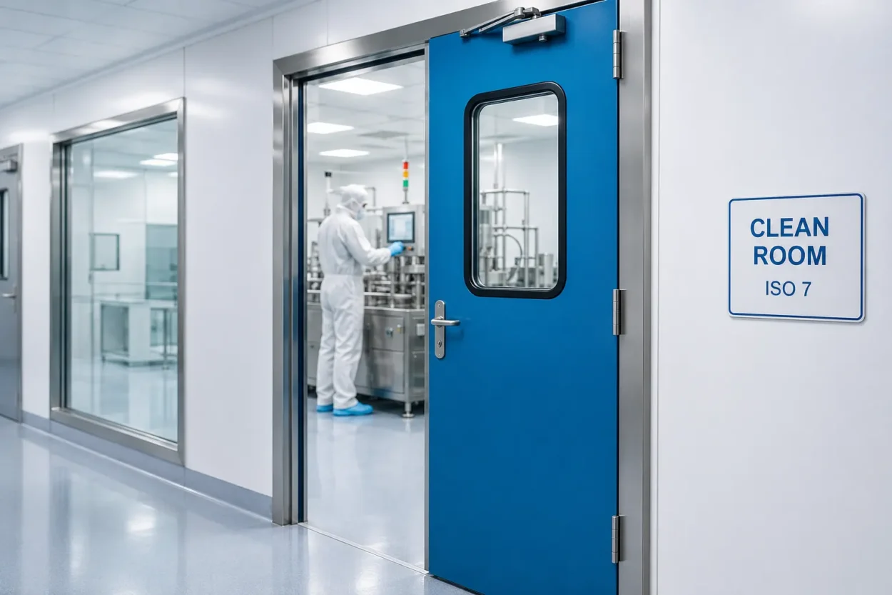 KOR India clean room doors India pharmaceutical facility setup