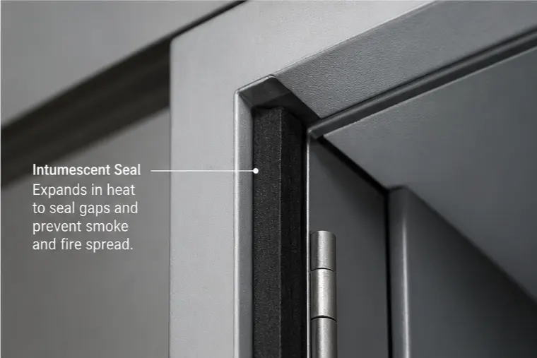 KOR India steel fire doors industrial fire door comparison assembly