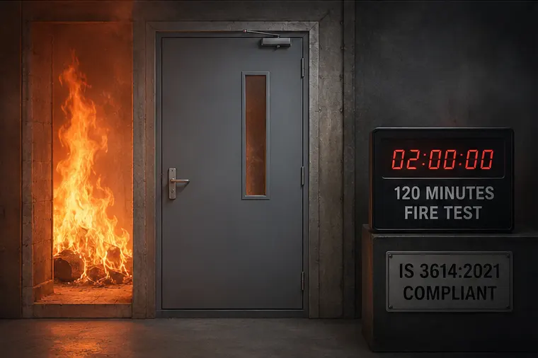 KOR India best fire rated door material specifications chart