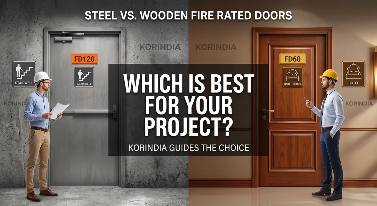 Steel Vs Wooden Fire Doors Korindia