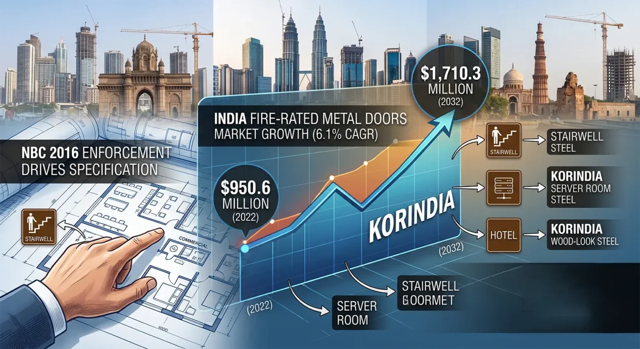 Steel Vs Wooden Fire Doors Korindia