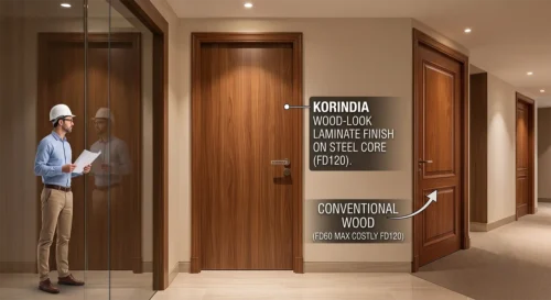Steel Vs Wooden Fire Doors Korindia