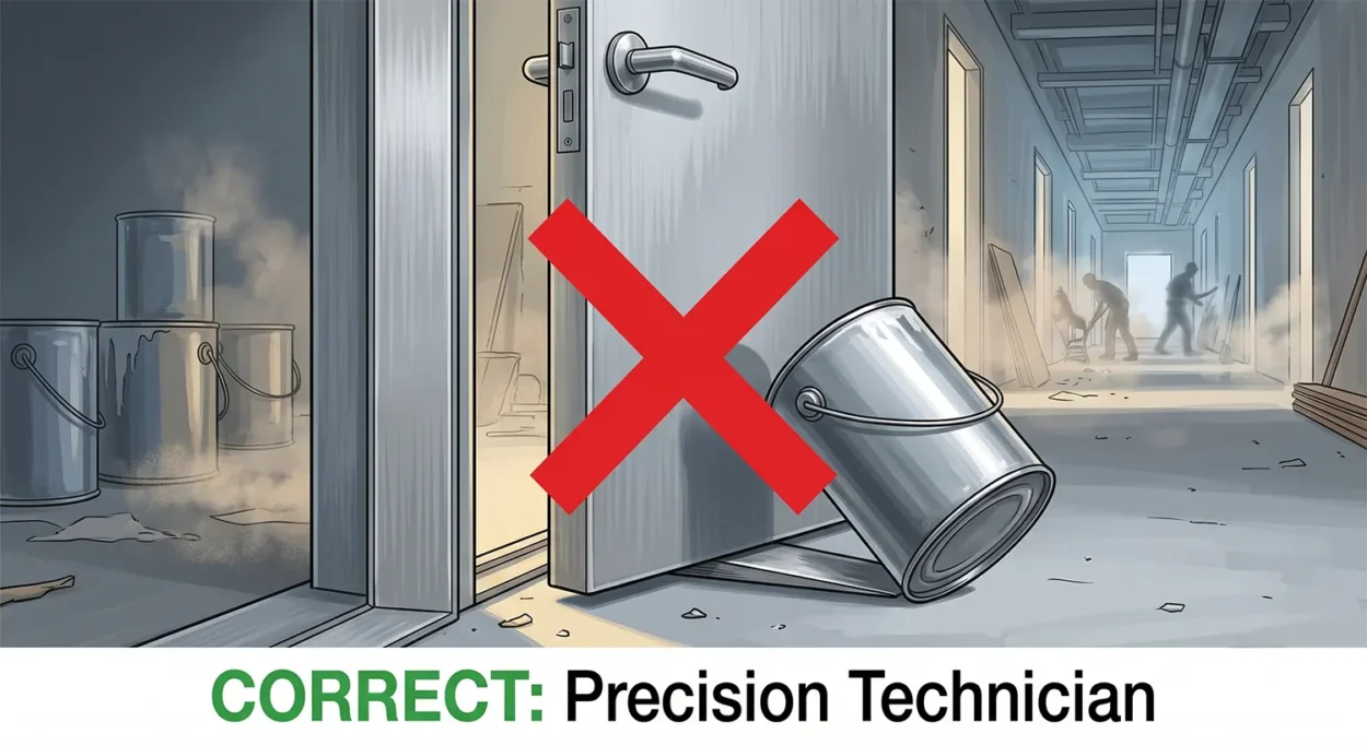 Wedging Fire Doors Open