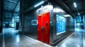 Fire Rated Door Protecting A Data Center Within An Industrial Complex
